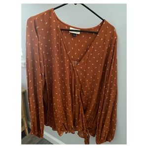 Rust Color Boho-type Top